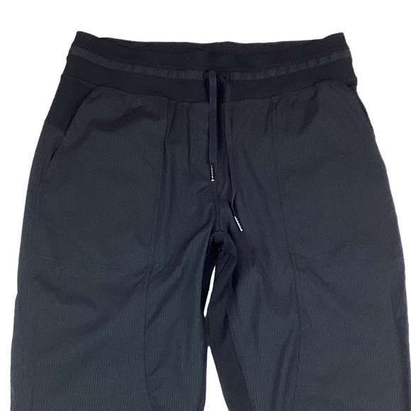 Lululemon Dance Studio Mid-Rise Cropped Pant Black Pinstripe - Picture 7 of 13